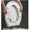 WC dangtis SIKO EASY, lėto nusileidimo
