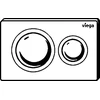 WC mygtukai Viega Prevista, Visign For Style 20, chromas