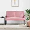Sofa Sofos su pagalve 110cm Rožinė fanera