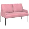 Sofa Sofos su pagalve 110cm Rožinė fanera