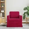 Sofa Vyno raudona 78 x 78 x 80 cm Aksomas