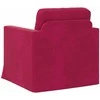 Sofa Vyno raudona 78 x 78 x 80 cm Aksomas