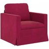 Sofa Vyno raudona 78 x 78 x 80 cm Aksomas