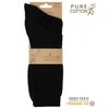 100 % medvilninės premium juodos kojinės Clark Crown, 3 poros