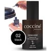 Atkuriamieji juodi lygios odos dažai – Coccine Leather Repair, juodas, 10 ml