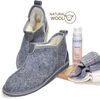 Kinkekomplekt 3-in-1: Nowo® lambavillaga sussid, VCA Textil® alpakavillased sokid ja Coccine® jalapalsam