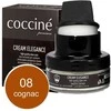Konjako spalvos lygios odos maitinantis ir spalvą atnaujinantis batų kremas – Coccine Kreminis Elegance, konjakas, 50 ml