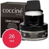 Raudonas lygios odos maitinantis ir spalvą atnaujinantis batų kremas – Coccine Kreminis Elegance, raudonas, 50 ml