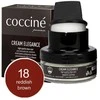 Rausvai rudos spalvos lygios odos maitinamasis ir spalvą atnaujinantis batų kremas – Coccine Kreminis Elegance, reddish-ruda, 50 ml