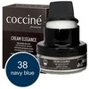 Tamsiai mėlynas lygios odos maitinantis ir spalvą atnaujinantis batų kremas – Coccine Kreminis Elegance, tamsiai mėlynas (navy mėlynas), 50 ml