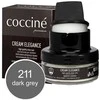 Tamsiai pilkas lygios odos maitinantis ir spalvą atnaujinantis batų kremas – Coccine Kreminis Elegance, tamsiai pilkas, 50 ml