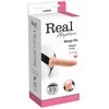 Vibruojantis strap-on dildo „Real Rapture 8“ (kūno spalvos)