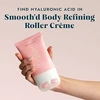 VOESH Smooth'd kūno kremas su masažiniu voleliu, 100ml | VOESH Smooth'd Refining Body Roller Creme 100ml