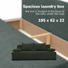 Meb Podrez Dvivietis išskleidžiamas sofa „Simple Light“ be porankių, „Podrez“, turkio žalia