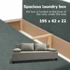 Meb Podrez Dvivietis išskleidžiamas sofa Simple X Light, be porankių, Podrez,, šviesiai pilka
