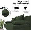 Meb Podrez Dvivietis išskleidžiamas sofa „Simple Light“ be porankių, „Podrez“, turkio žalia