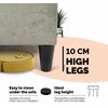 Meb Podrez Dvivietis išskleidžiamas sofa Simple X Light, be porankių, Podrez,, šviesiai pilka