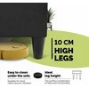 Meb Podrez Dvivietė sofa lova Simple X Mini,, Podrez,, grafito spalvos