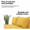 Meb Podrez Dvivietė sofa lova Simple Mini, Podrez, geltonos spalvos