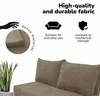 Meb Podrez Dvivietė sofa lova Simple Mini, Podrez, smėlio spalvos