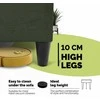 Meb Podrez Dvivietė sofa lova Simple X Mini, Podrez, turkio-žalios spalvos