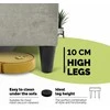 Meb Podrez Dvivietė sofa lova Simple X Mini, Podrez, šviesiai pilkos spalvos