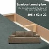 Meb Podrez Dvivietė sofa lova „Simple Light“ be porankių, „Podrez“, smėlio spalvos