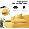 Meb Podrez Dvivietė sofa lova „Simple Light“ be porankių, „Podrez“, geltonos spalvos