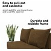 Meb Podrez Dvivietė sofa lova Simple Mini, Podrez, rudos spalvos