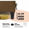 Meb Podrez Dvivietė sofa lova Simple X Light, be porankių, Podrez,, rudos spalvos