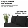 Meb Podrez Dvivietė sofa lova „Simple Mini“, „Podrez“, grafito spalvos
