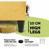 Meb Podrez Dvivietė sofa lova Simple X Mini, Podrez, geltonos spalvos