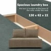 Meb Podrez Dvivietė sofa lova Simple Mini, Podrez, smėlio spalvos