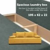Meb Podrez Dvivietė sofa lova „Simple Light“ be porankių, „Podrez“, geltonos spalvos