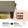 Meb Podrez Dvivietė sofa lova Simple X Light, be porankių, Podrez,, smėlio spalvos