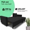 Meb Podrez Kampinė išskleidžiama sofa lova su patalynės dėže Simple X Sturis,, Podrez,, grafito spalvos