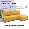 Meb Podrez Kampinė išskleidžiama sofa-lova St Light, Podrez, geltona