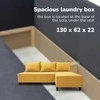 Meb Podrez Kampinė išskleidžiama sofa-lova St Light, Podrez, geltona
