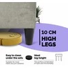 Meb Podrez Kampinė išskleidžiama sofa-lova St Light, Podrez, šviesiai pilka