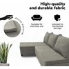 Meb Podrez Kampinė išskleidžiama sofa-lova St Light, Podrez, šviesiai pilka