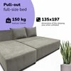 Meb Podrez Kampinė išskleidžiama sofa-lova St Light, Podrez, šviesiai pilka