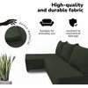 Meb Podrez Kampinė išskleidžiama sofa-lova St Light, Podrez, turkio-žalia