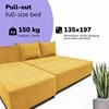Meb Podrez Kampinė išskleidžiama sofa-lova St Light, Podrez, geltona