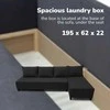 Meb Podrez Klasikinis didelis kampinis sofos komplektas Simple XL Sturis, Grafito
