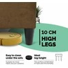 Meb Podrez Klasikinė sofa-lova Simple X Line, su patalynės dėže, Podrez,, rudos spalvos