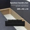 Meb Podrez Klasikinis sofos-lovos komplektas „Simple Line“ su dėžute skalbiniams, „Podrez“, Grafito
