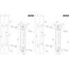 Locinox Atrama nerūdijančio plieno vartų spynai FORTYLOCK 40mm