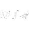 Locinox Cilindras 54 mm, simetrinis