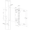 Locinox Įleidžiama spyna SIXTYLOCK 60mm