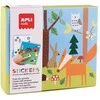 Apli Kids Lipdukų žaidimas „Forest“
